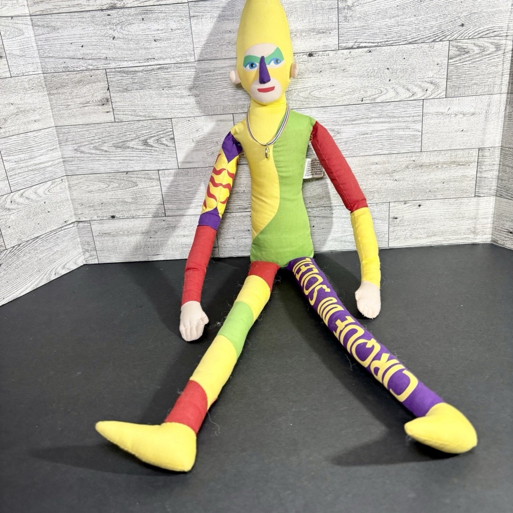 Vintage Las Vegas Cirque De Soleil "O" Clown 23" Stuffed Plush‎